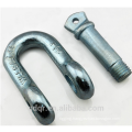 Drop forged adjustable shackle clasp